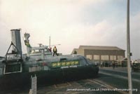 BH7 being moved to The Hovercraft Museum